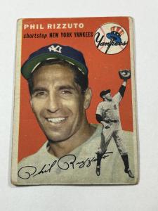 1954 Topps Phil Rizzuto #17 Baseball Card