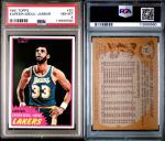 Kareem Abdul-Jabbar 1981-82 Topps Card #20