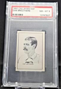 1950 Dan Brouthers Hall of Fame Sports Card