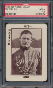 1913 National Game Baseball Ed Walsh PSA 7.5