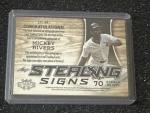 2024 Leaf Lumber Mickey Rivers Stealing Signs Purple /20