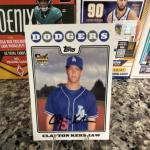 2008 Topps Clayton Kershaw Rookie Autograph Card