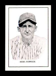 1950 Callahan Herb Pennock HOF #59 Card