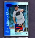 2002 Leaf Certified Mirror Blue Mike Mussina Patch