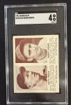 1941 Lefty Grove Bobby Doerr Sports Cards Set