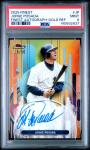 Jorge Posada Topps Finest Auto Gold Refractor Card