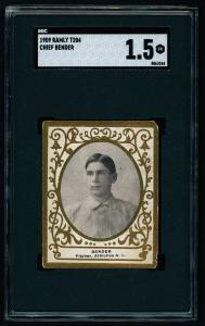 Chief Bender 1909 T204 Ramly Cigarettes Card