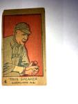 1926 W512 Tris Speaker Cleveland Indians Card