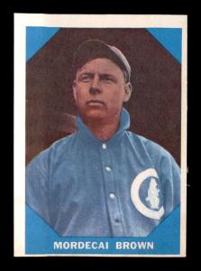 1960 Fleer Mordecai Brown Card #9