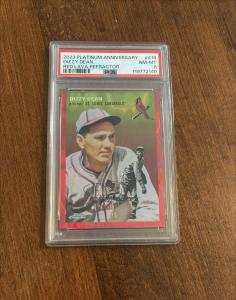 Dizzy Dean 2023 Topps Chrome Red Lava Refractor