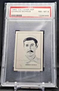 1950 Callahan Charles "Kid" Nichols PSA NM-MT 8