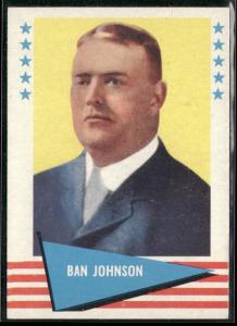 1961 Fleer Baseball Ban Johnson #48 Card