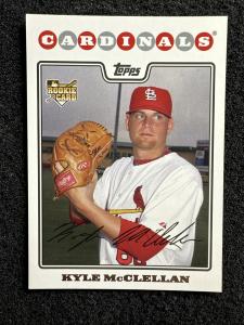 Kyle McClellan 2008 Topps Rookie Card #533