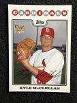 Kyle McClellan 2008 Topps Rookie Card #533