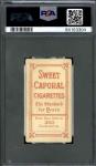 1909 T206 Frank Chance Yellow Sweet Caporal Card