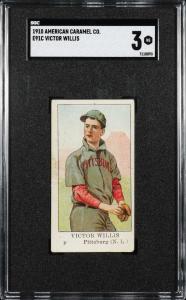 1910 E91C Vic Willis Baseball Card - Hall of Fame