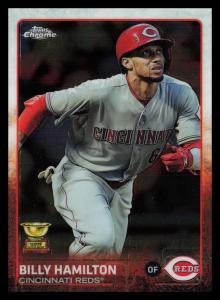 2015 Topps Chrome Billy Hamilton Sports Card
