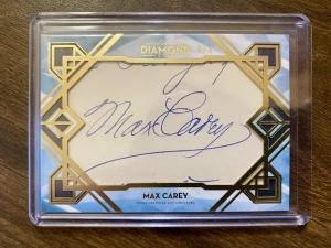 2020 Topps Max Carey Auto Cut Signature /4