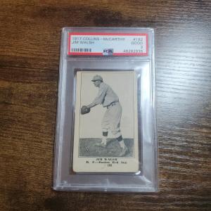 1917 E135 Collins McCarthy Jim Walsh Red Sox