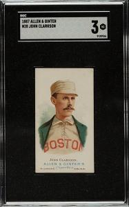 1887 Allen & Ginter John Clarkson Card SGC 3
