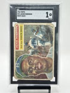 1956 Topps Jackie Robinson #30 Card