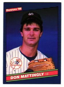 1986 Donruss Don Mattingly Baseball Card #173