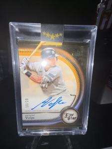 Anthony Volpe Autographed Topps 5 Star Card