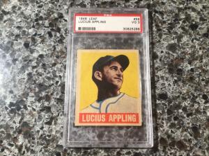 1948 Leaf Lucius Appling #59 PSA 3 Card