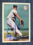 1996 Topps Andy Pettitte Signed Card Yankees Legend
