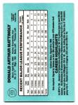 1986 Donruss Don Mattingly Baseball Card #173