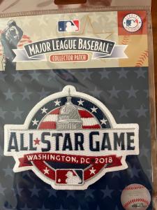 2018 Washington Nationals All-Star Game Patch Card