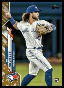 2020 Topps Bo Bichette Gold Star Rookie Card