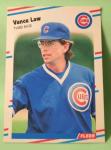1988 Fleer Update Vance Law #U-79 Chicago Cubs