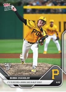 Bubba Chandler 2025 Topps Now #592 Card
