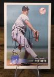 1996 Topps Andy Pettitte Signed Card Yankees Legend
