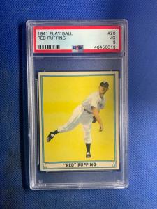 1941 Play Ball Red Ruffing HOF #20 Card