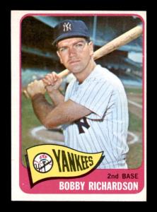 1965 Topps Bobby Richardson Baseball Card #115