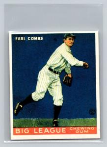 1983 Galasso Earle Combs Yankees Baseball Card