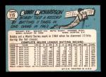 1965 Topps Bobby Richardson Baseball Card #115