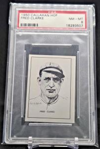 1950 Fred Clarke Hall of Fame Baseball Card