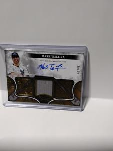 2025 Topps Tier One Mark Teixeira Autograph Relic