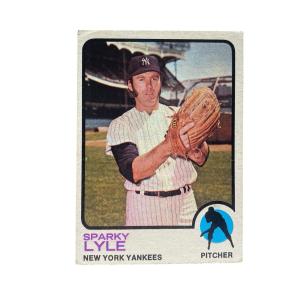 Sparky Lyle 1973 Topps New York Yankees Card