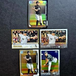 2015 Bowman Chrome Black Refractor Carlos Rodon Rookie