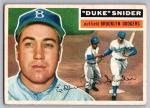 1956 Topps Duke Snider Brooklyn Dodgers Card