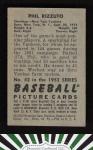1952 Bowman #52 Phil Rizzuto Baseball Card