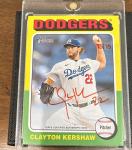 2024 Topps Heritage Clayton Kershaw Red Ink #/75