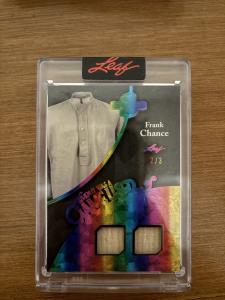 Frank Chance 2025 Game-Used Memorabilia Card