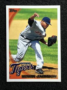 Edwin Jackson 2010 Topps #254 Detroit Tigers Card