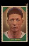1960 Fleer Lefty Grove Baseball Card #60