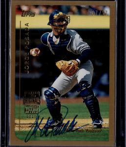 2025 Topps Archives Jorge Posada Auto Card